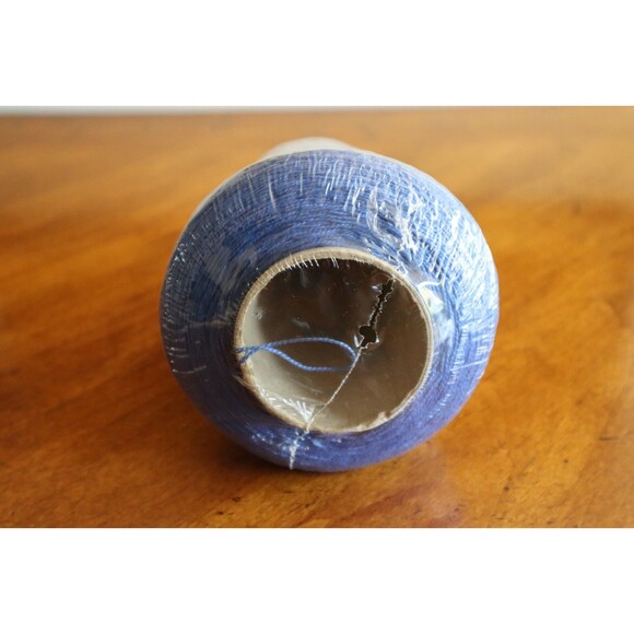 15.5 oz Pima Mercerized Cotton Cone Yarn Country Flag Blue Machine Hand Knitting - Picture 4 of 8